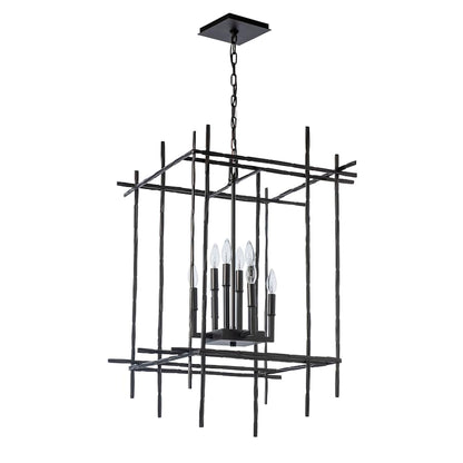 Hubbardton Forge Tura 8 Light 28" Wide Taper Candle Style Chandelier