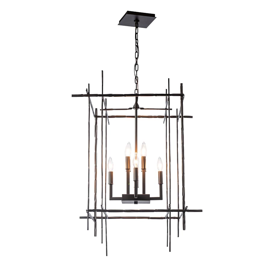 Hubbardton Forge Tura 8 Light 28" Wide Taper Candle Style Chandelier
