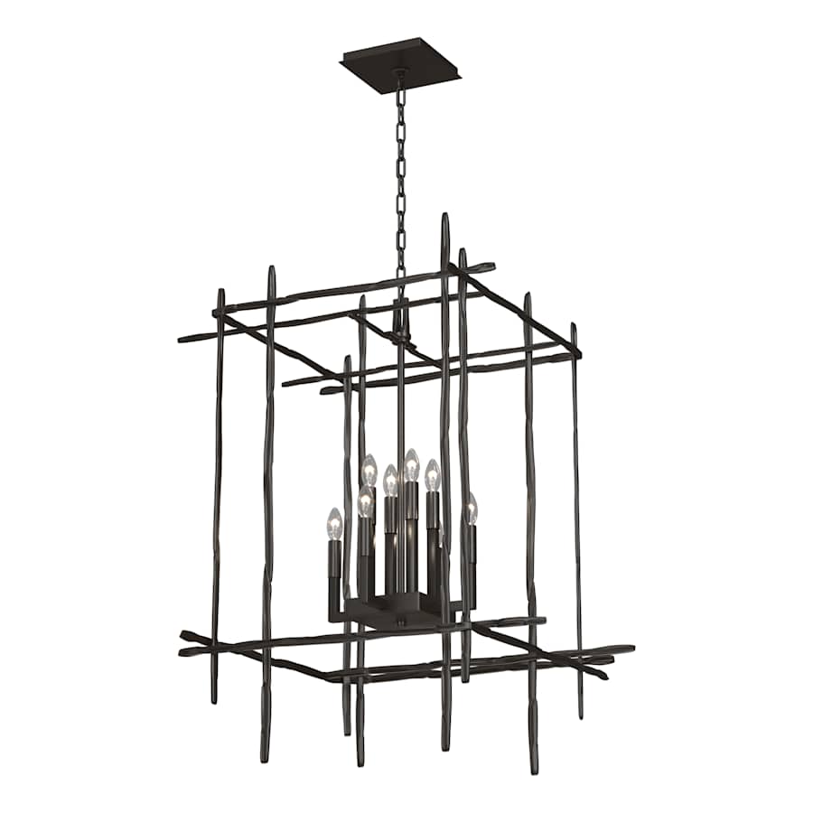 Hubbardton Forge Tura 8 Light 28" Wide Taper Candle Style Chandelier
