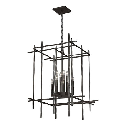 Hubbardton Forge Tura 8 Light 28" Wide Taper Candle Style Chandelier