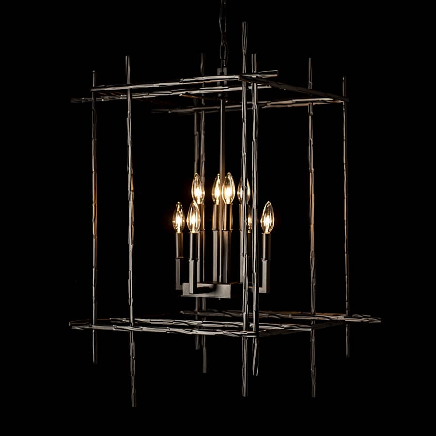 Hubbardton Forge Tura 8 Light 28" Wide Taper Candle Style Chandelier