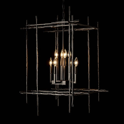 Hubbardton Forge Tura 8 Light 28" Wide Taper Candle Style Chandelier