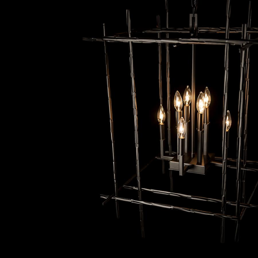 Hubbardton Forge Tura 8 Light 28" Wide Taper Candle Style Chandelier