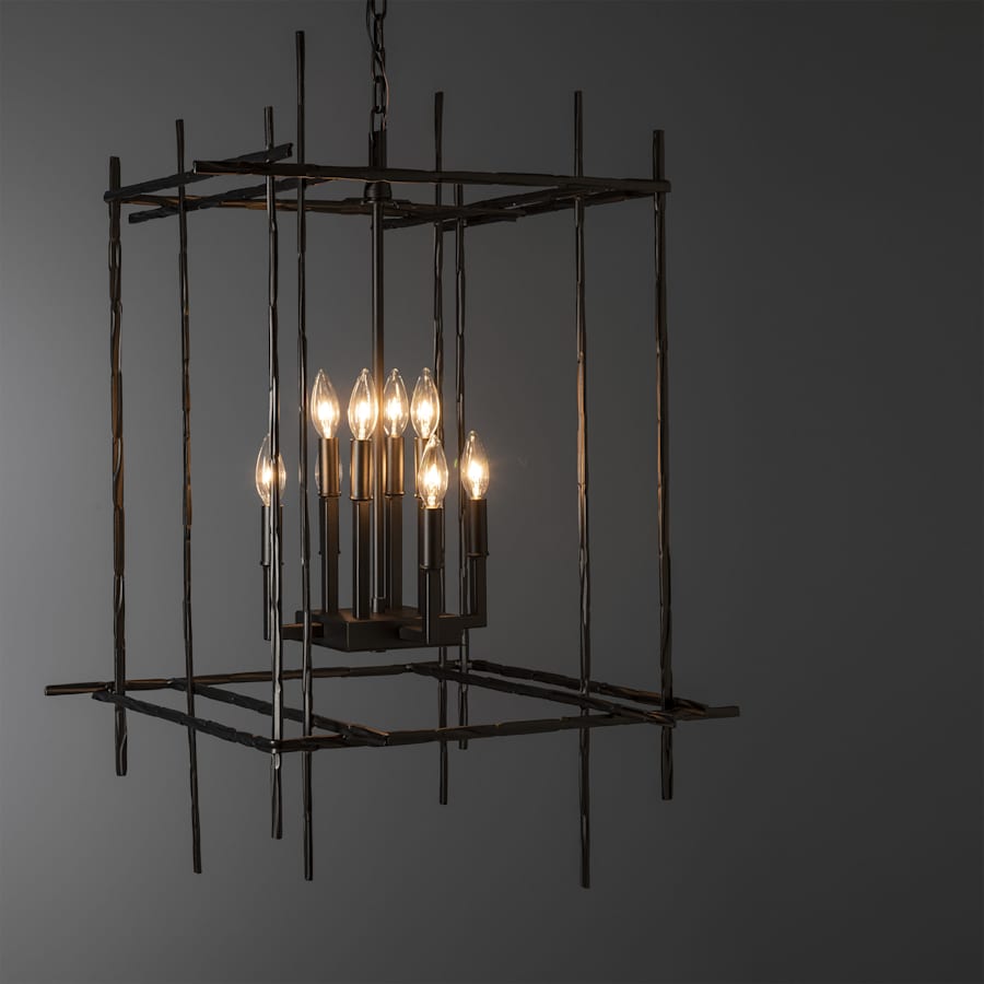 Hubbardton Forge Tura 8 Light 28" Wide Taper Candle Style Chandelier