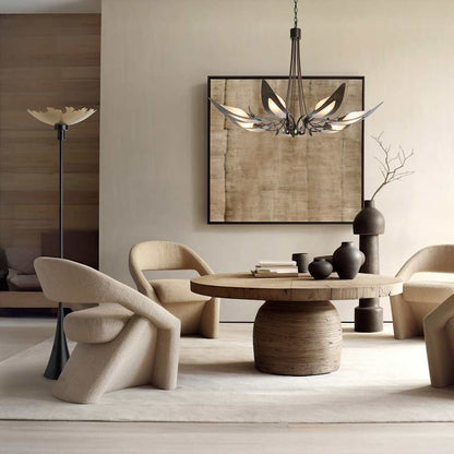 Hubbardton Forge Parasol 7 Light 39" Wide Chandelier