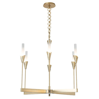 Hubbardton Forge Lilium 6 Light 31" Wide Chandelier