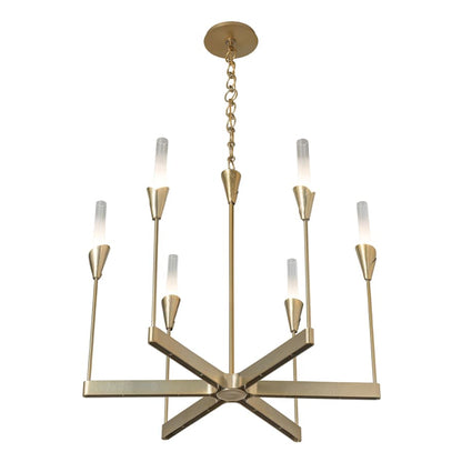 Hubbardton Forge Lilium 6 Light 31" Wide Chandelier