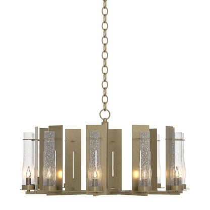 Hubbardton Forge New Town 10 Light 30" Wide Chandelier