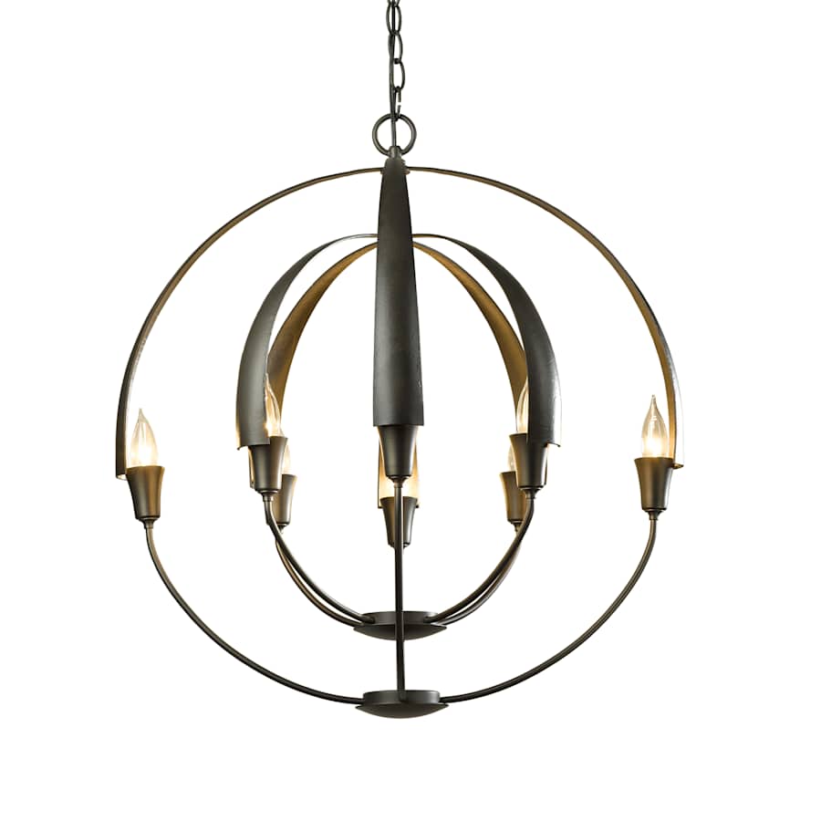 Hubbardton Forge Cirque 8 Light 26" Wide Taper Candle Style Chandelier