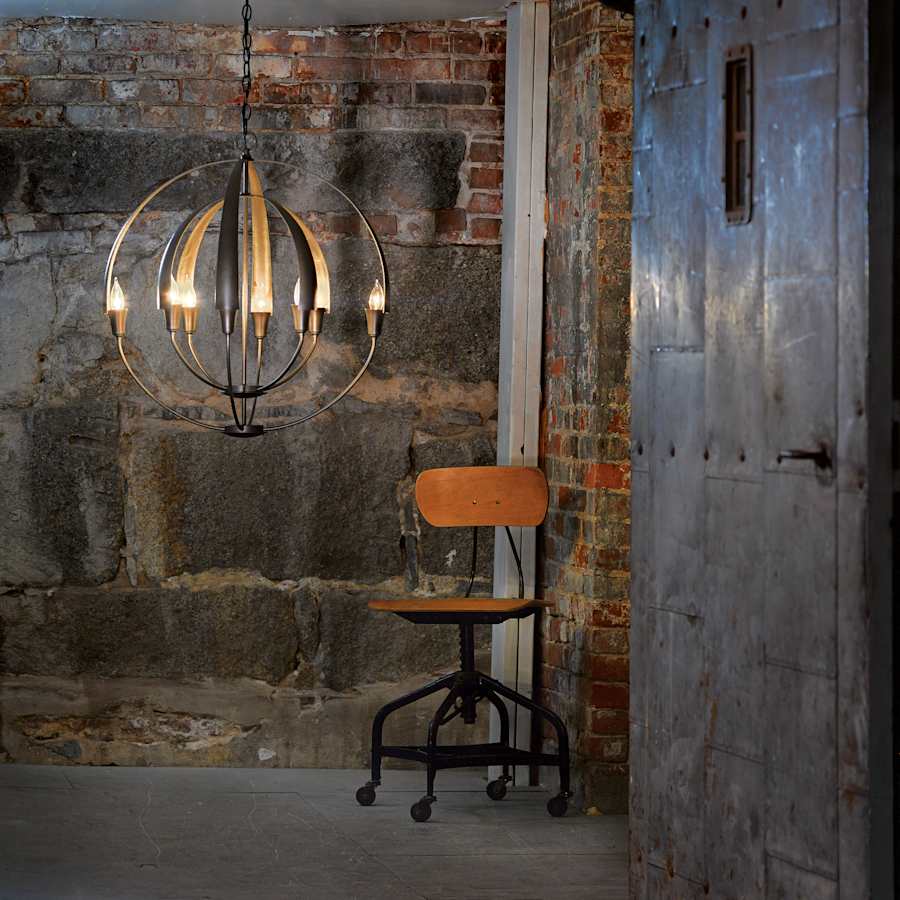 Hubbardton Forge Cirque 8 Light 26" Wide Taper Candle Style Chandelier