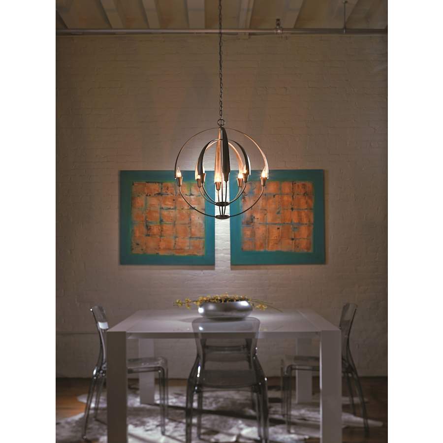 Hubbardton Forge Cirque 8 Light 26" Wide Taper Candle Style Chandelier