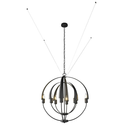 Hubbardton Forge Cirque 8 Light 26" Wide LED Globe Outdoor Chandelier
