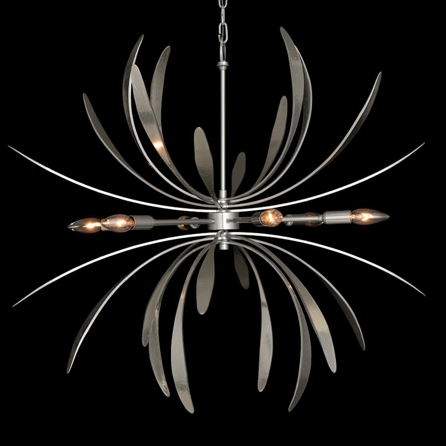 Hubbardton Forge Dahlia 6 Light 33" Wide LED Abstract Chandelier