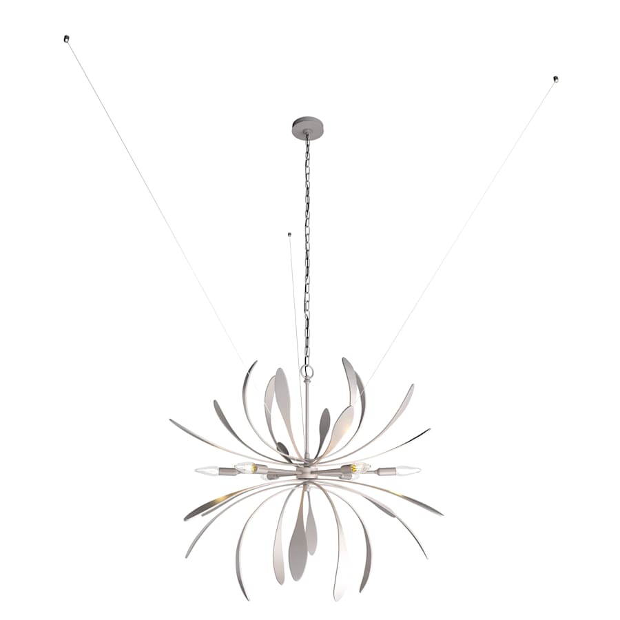 Hubbardton Forge Dahlia 6 Light 33" Wide LED Abstract Outdoor Chandelier
