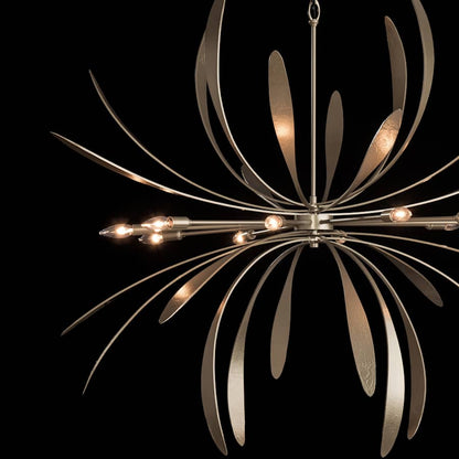Hubbardton Forge Dahlia 10 Light 49" Wide Abstract Sputnik Chandelier