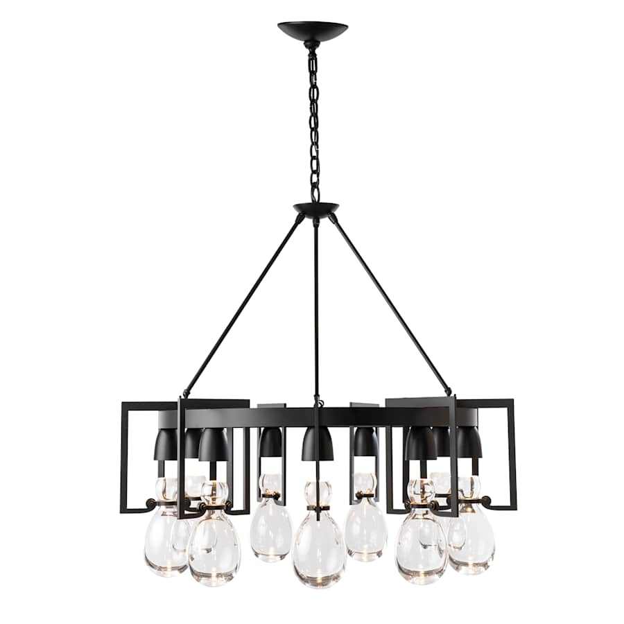 Hubbardton Forge Apothecary 9 Light 35" Wide Chandelier