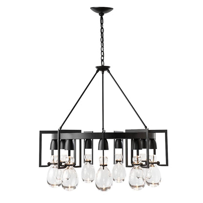 Hubbardton Forge Apothecary 9 Light 35" Wide Chandelier