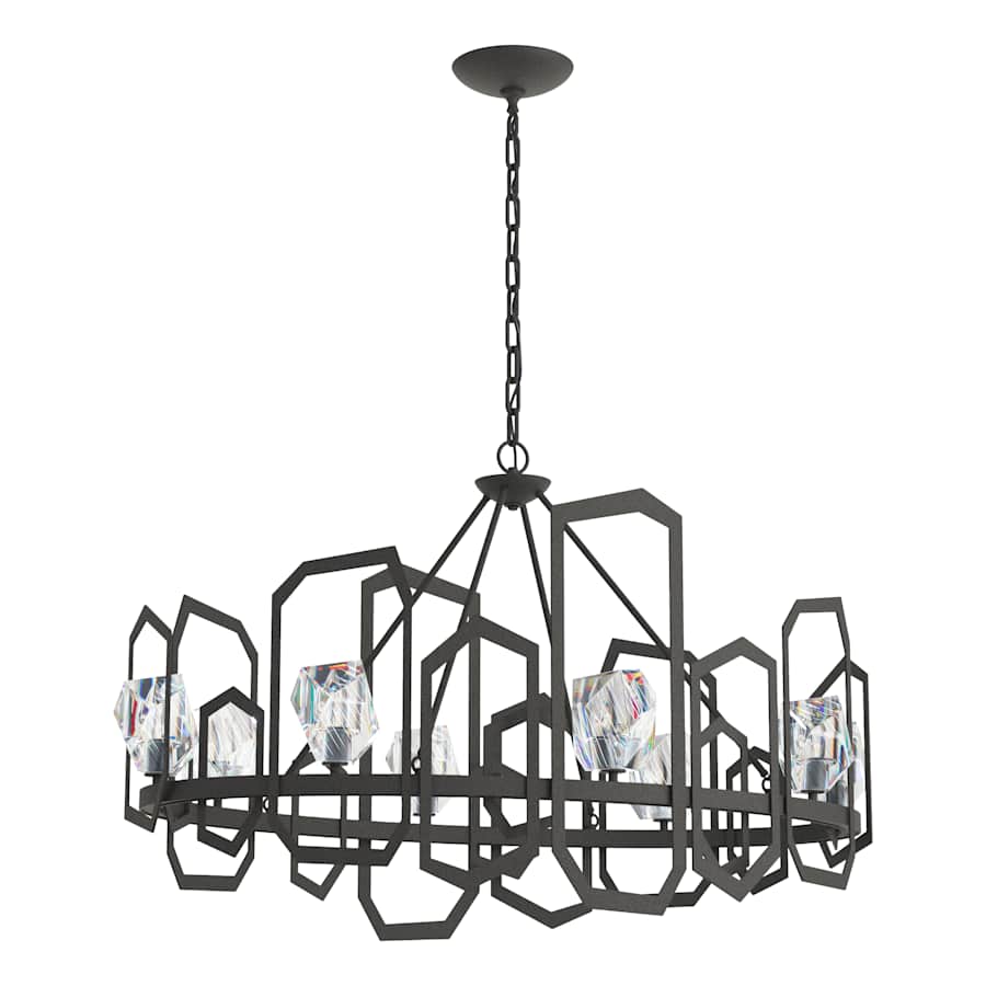 Hubbardton Forge Gatsby 8 Light 46" Wide LED Ring Chandelier