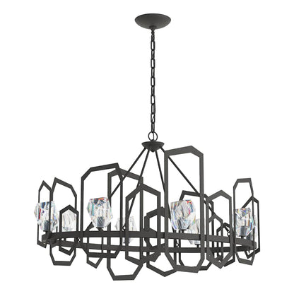 Hubbardton Forge Gatsby 8 Light 46" Wide LED Ring Chandelier