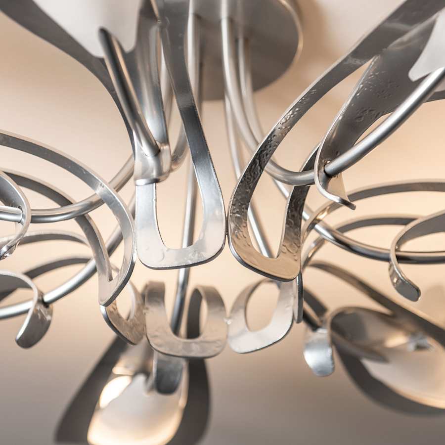 Hubbardton Forge Parasol 7 Light 39" Wide Semi-flush Ceiling Fixture