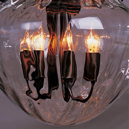 Hubbardton Forge Sprig 5 Light 62" Wide Semi-Flush Ceiling Fixture