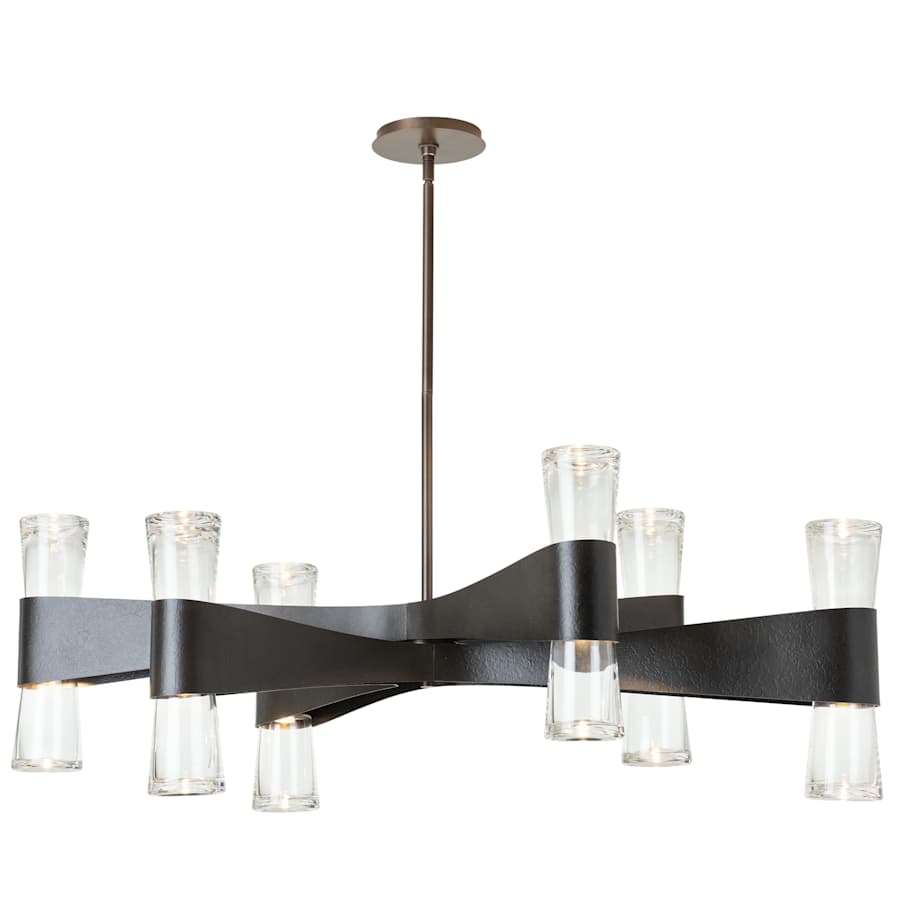 Hubbardton Forge Bellis 12 Light 48" Wide LED Abstract Chandelier