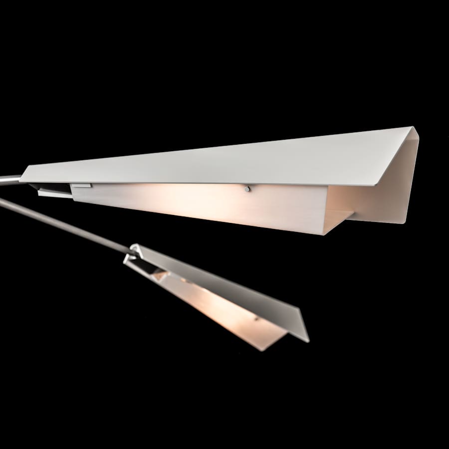 Hubbardton Forge Vertex 4 Light 92" Wide Linear Pendant
