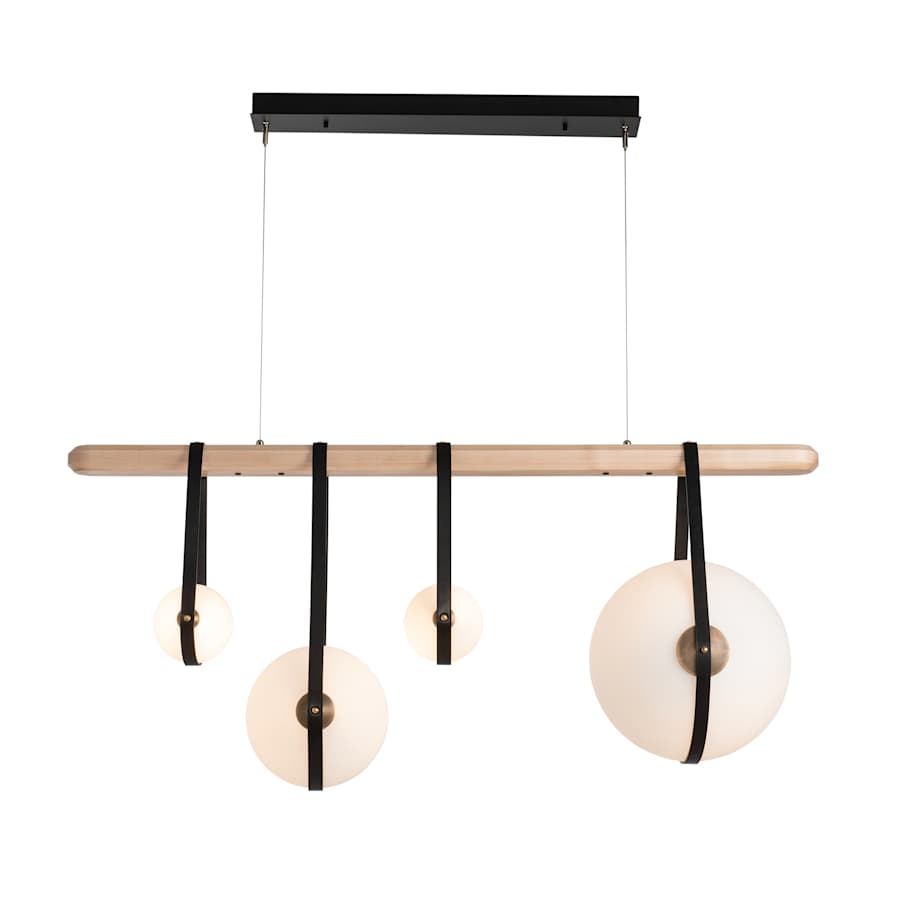 Hubbardton Forge Derby 52" Wide LED Linear Chandelier