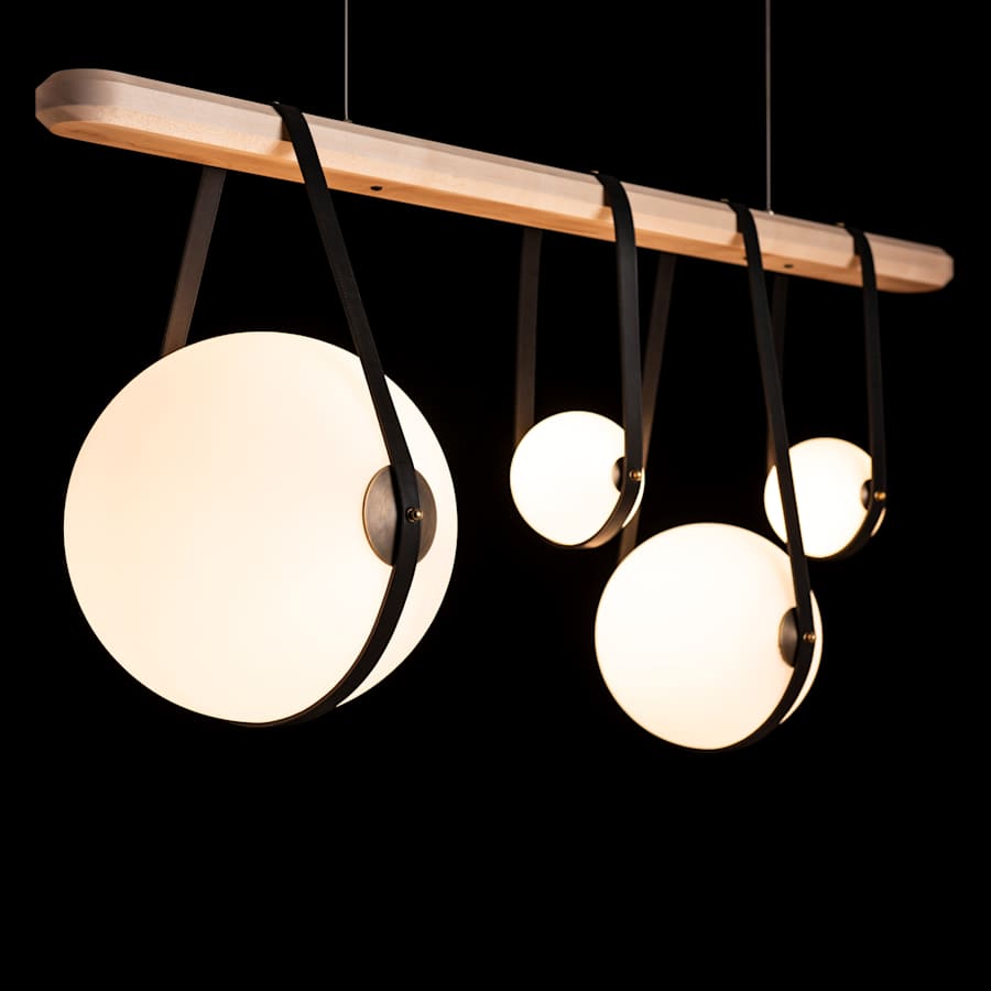 Hubbardton Forge Derby 52" Wide LED Linear Chandelier