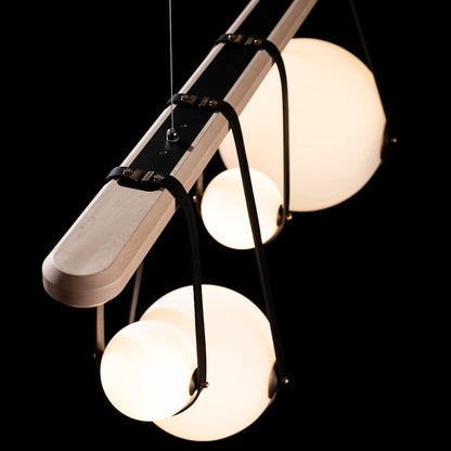 Hubbardton Forge Derby 52" Wide LED Linear Chandelier