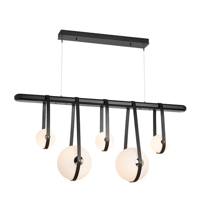Hubbardton Forge Derby 52" Wide LED Linear Chandelier