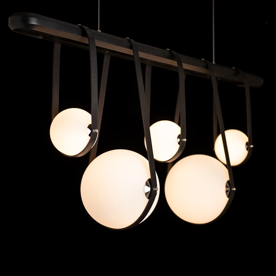 Hubbardton Forge Derby 52" Wide LED Linear Chandelier