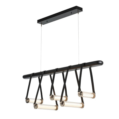 Hubbardton Forge York 52" Wide LED Linear Chandelier