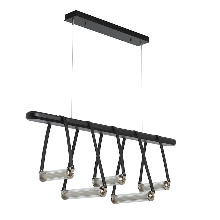 Hubbardton Forge York 52" Wide LED Linear Chandelier