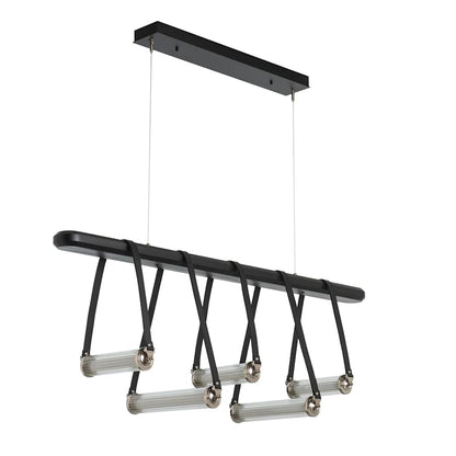 Hubbardton Forge York 52" Wide LED Linear Chandelier