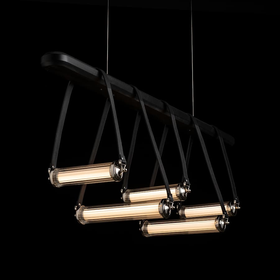 Hubbardton Forge York 52" Wide LED Linear Chandelier