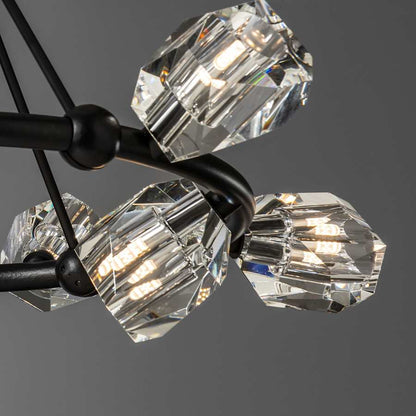 Hubbardton Forge Gatsby 9 Light 32" Wide Crystal Pendant