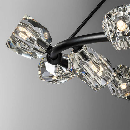 Hubbardton Forge Gatsby 9 Light 32" Wide Crystal Pendant