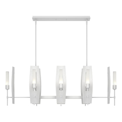 Hubbardton Forge Passage 8 Light 52" Wide Taper Candle Linear Pendant