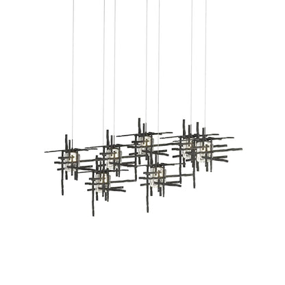Hubbardton Forge Tura 7 Light 54" Wide Linear Pendant