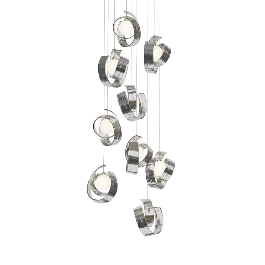 Hubbardton Forge Riza 9 Light 22" Wide LED Multi Light Pendant