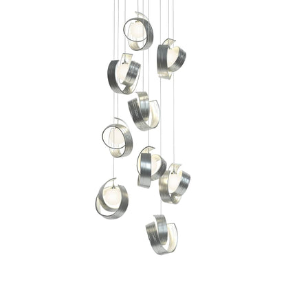 Hubbardton Forge Riza 9 Light 22" Wide LED Multi Light Pendant