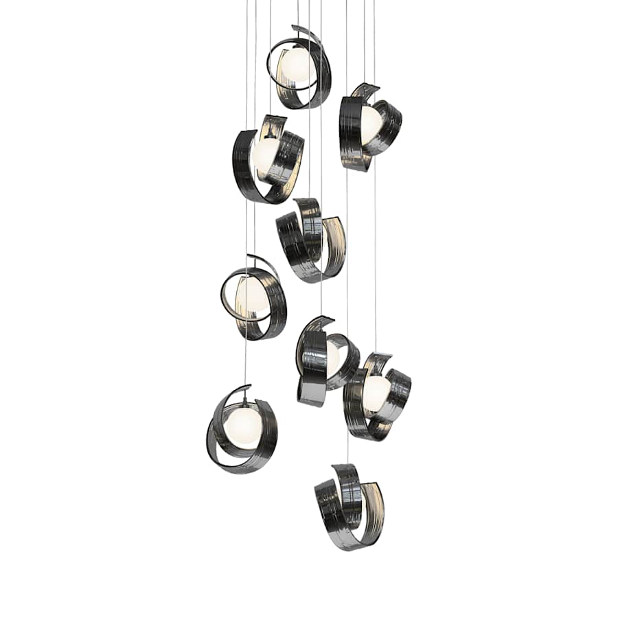 Hubbardton Forge Riza 9 Light 22" Wide LED Multi Light Pendant
