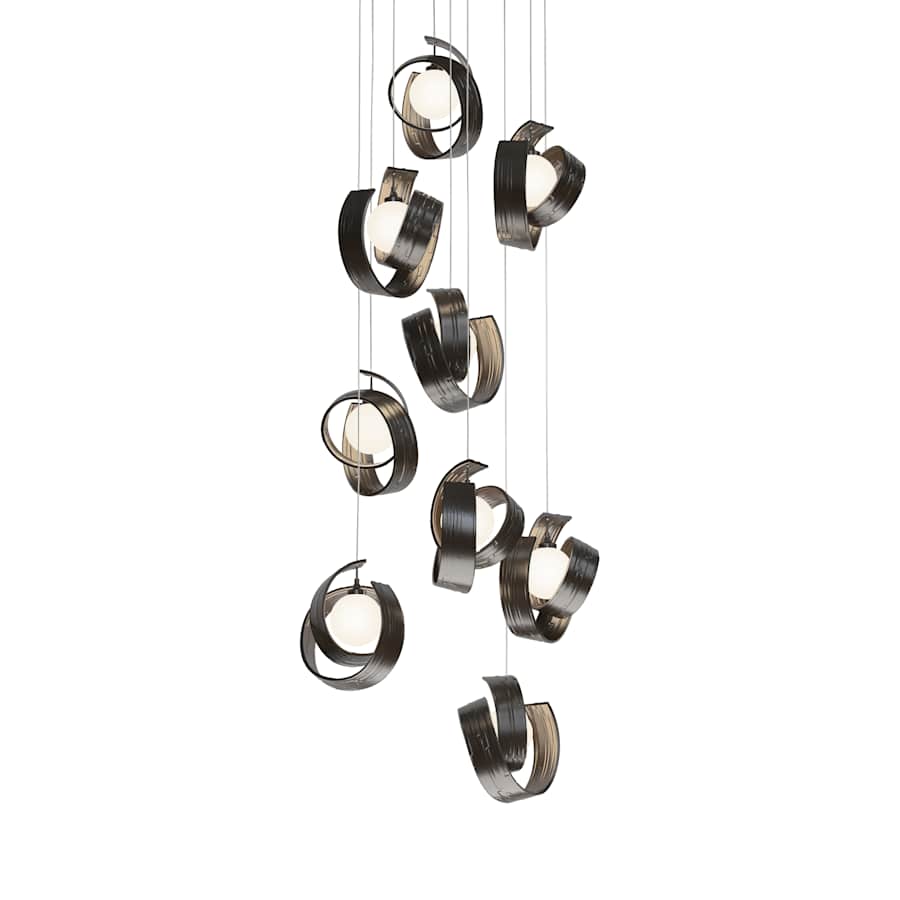 Hubbardton Forge Riza 9 Light 22" Wide LED Multi Light Pendant