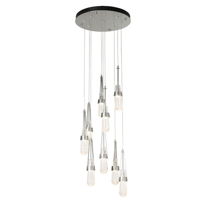 Hubbardton Forge Link 9 Light 21" Wide Multi Light Pendant