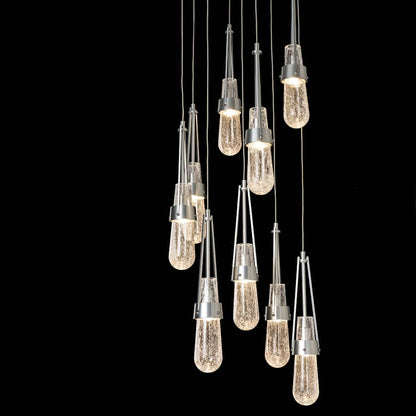Hubbardton Forge Link 9 Light 21" Wide Multi Light Pendant