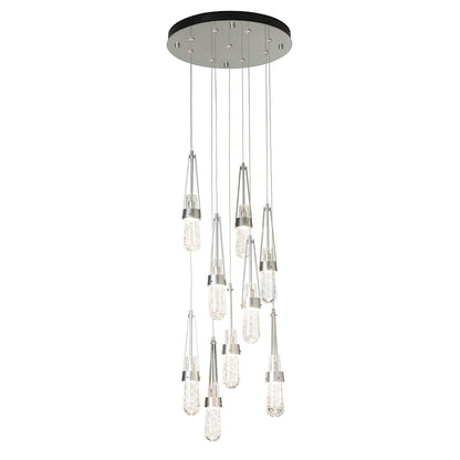 Hubbardton Forge Link 9 Light 21" Wide Multi Light Pendant