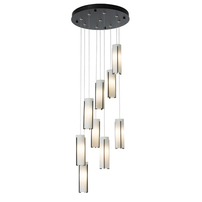 Hubbardton Forge Exos 9 Light 21" Wide Multi Light Pendant