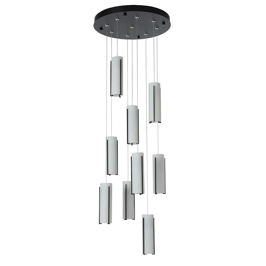 Hubbardton Forge Exos 9 Light 21" Wide Multi Light Pendant