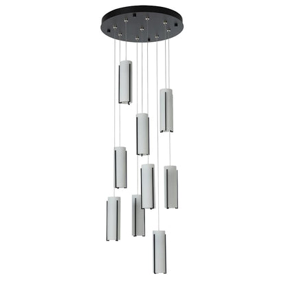 Hubbardton Forge Exos 9 Light 21" Wide Multi Light Pendant